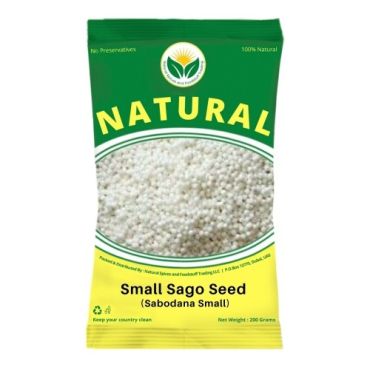 Natural Spices Sago Seed Small Sabodana, 1Kg